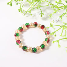 Multicolor Glossy Bead Stretch Bracelet (1 Pc) - justgrabit.in | Just Grab It