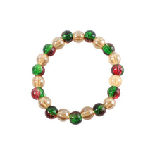 Multicolor Glossy Bead Stretch Bracelet (1 Pc) - justgrabit.in | Just Grab It
