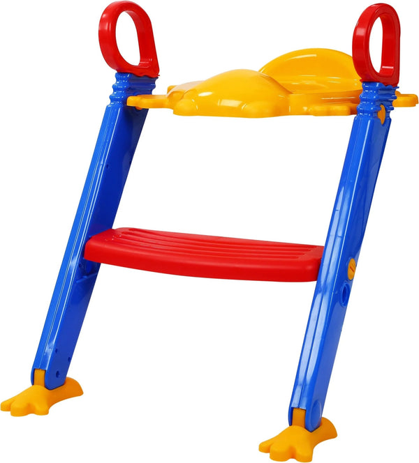 3 in 1 Kids / Toddler Potty Toilet Seat with Step Stool Ladder (Multicolour) - Justgrabit Inc.