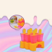 Kulfi Maker Moulds Set Plastic Homemade Kulfi Mould 6pcs Set For Freezer Use - justgrabit.in | Just Grab It