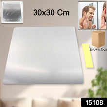 Plastic Square 3D Mirror Wall Stickers (1 Pc / 30x30 Cm) - justgrabit.in | Just Grab It
