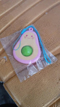 Cute Avocado - Shaped Mini Push Pop Keychain Toy with Strap (1 Pc) - Justgrabit Inc.