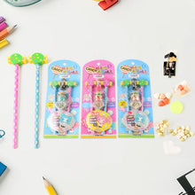 Fun Candy Design Pencil Set with Accessories (1 Set / Mix Design) - justgrabit.in | Just Grab It