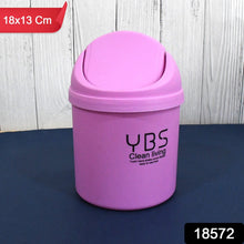Mini Trash Can with Lid Small Tiny Trash Bin (18x13 Cm / 1 Pc) - justgrabit.in | Just Grab It