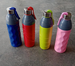 Plastic Sports Insulated Water Bottle with Dori Easy to Carry High Quality Water Bottle, BPA - Free & Leak - Proof! For Kids' School, For Fridge, Office, Sports, School, Gym, Yoga (750 ML / 1 Pc / Multi Color) - Justgrabit Inc.