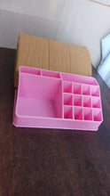 Makeup Organiser Cosmetic Makeup Lipstick Storage Box with Drawer Plastic Case Holder Skin Care Products (1 Pc) - justgrabit.in | Just Grab It