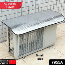 Air Conditioner Outdoor Unit Cover, Outdoor Unit Protective Cover, Aluminum Foil Material, Sun, Rain, Snow, Wind, Dust, Protects Outdoor Units Cover (Small) - justgrabit.in | Just Grab It