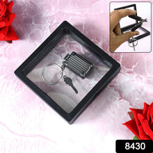 Suitcase Shape Nail Clipper Keychain Key & 3D Floating Frame Display Case (1 Set) - justgrabit.in | Just Grab It