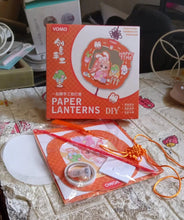 DIY Handmade Cartoon Paper Lanterns – Antique Hollow - Out LED Projection for Festival Decor - Justgrabit Inc.