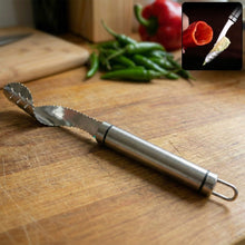 Stainless Steel Fruit & Vegetable Corer and Slicer Tool (1 Pc) - justgrabit.in | Just Grab It