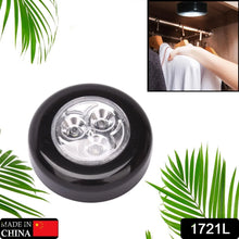 3 LED CORDLESS STICK TAP WARDROBE TOUCH LIGHT LAMP (1 Pc) - justgrabit.in | Just Grab It