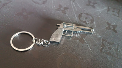 Gun Keychain Metal Weapon Key Rings Pendant for Men,(1 Pc / Mix Design) - justgrabit.in | Just Grab It