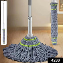 Squeeze Twist Mop Self Wringing Mop, Stainless Steel Handle (1 Pc) - Justgrabit Inc.