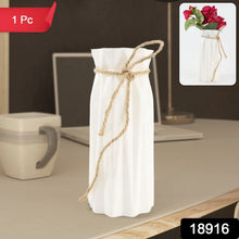 Plastic Vase / Pot - Elegant Design - Ideal Gift for Friends and Family (1 Pc) - Justgrabit Inc.