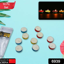 DECORATIVE COLOR CANDLE LIGHT CANDLE PERFECT FOR GIFTS, HOME, ROOM, BIRTHDAY, ANNIVERSARY DECORATIVE CANDLES, Diwali (10 Pc Set) - justgrabit.in | Just Grab It
