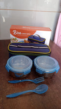 Bite Lunch Box, with Insulated Fabric Lunch Bag & Plastic Spoon, Fork - justgrabit.in | Just Grab It