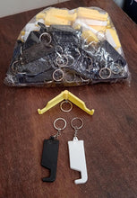 2 in 1 Plastic Keychain with Mobile Stand / Phone Holder (100 Pcs Set / Multicolor) - justgrabit.in | Just Grab It