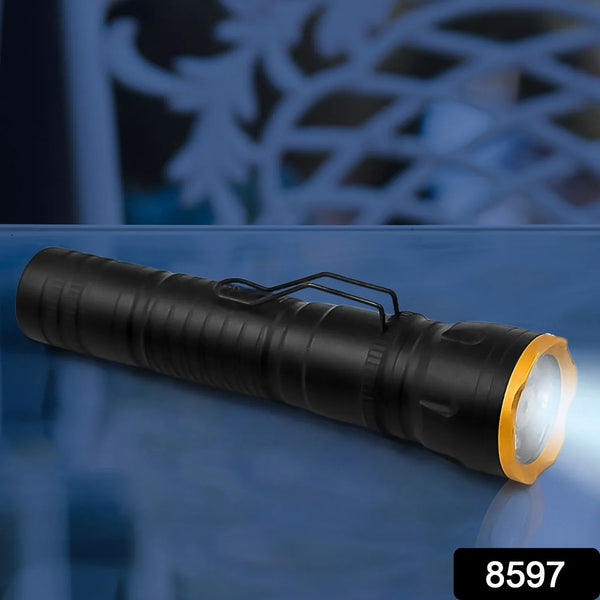 2in1 5 LED With 1 Laser Light Portable Mini Torch / Flashlight LED Powerful High Lumens Pen Light with Clip, Portable Pocket Compact Torch for Emergency A Battery operated (1 Pc / Battery not included) - Justgrabit Inc.