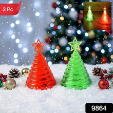 Premium LED Spiral Christmas Tree Decorative Night Lamp Set - justgrabit.in | Just Grab It