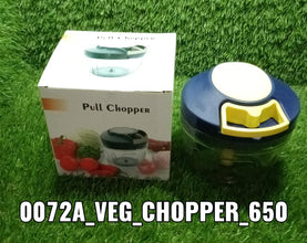 Chopper with Blades for Effortlessly Chopping Vegetables and Fruits for Your Kitchen (650ml) - Justgrabit Inc.
