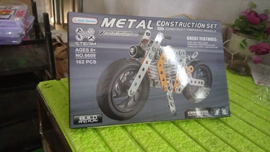 Metal DIY Bike Building Blocks for Kids (bike 162 pc of Bike Tool / 1 Set】 - justgrabit.in | Just Grab It