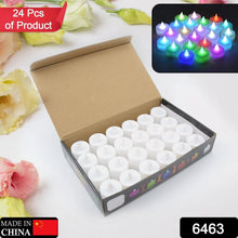 Multicolor LED Tealights Candles (24 Pack): Festive Decorations, Diwali - justgrabit.in | Just Grab It