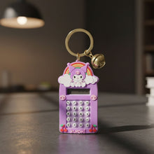 Cute Cartoon Kuromi Calculator Keychain with Mini Digital Display (1 Pc) - justgrabit.in | Just Grab It