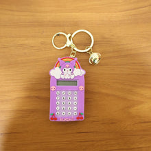 Cute Cartoon Kuromi Calculator Keychain with Mini Digital Display (1 Pc) - justgrabit.in | Just Grab It