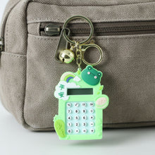 Cute Frog Cartoon Calculator Keychain with Mini Digital Display (1 Pc) - justgrabit.in | Just Grab It
