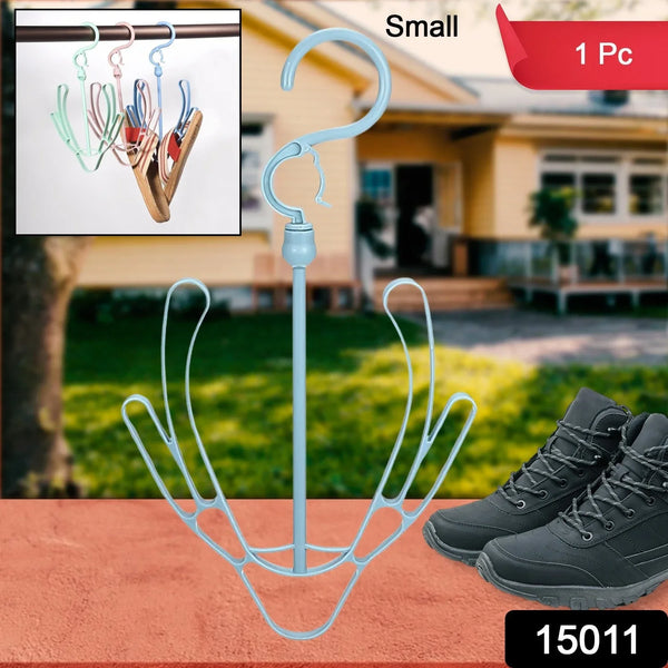 Small Shoes Drying Hanger, Rotatable Shoe Hanging Racks (1pc) - justgrabit.in | Just Grab It