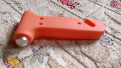 Car Safety Hammer - Emergency Rescue Tool with Window Breaker & Seatbelt Cutter - justgrabit.in | Just Grab It