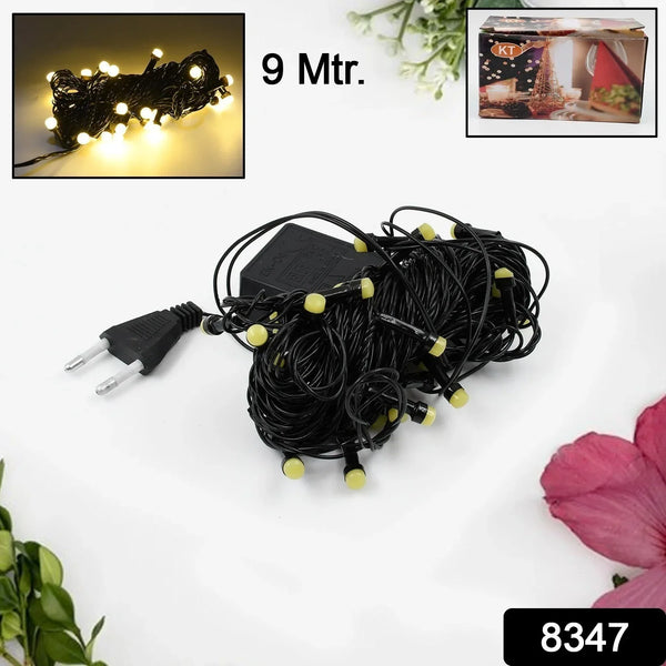 9Mtr Flower Design Home Decoration Electrical Series Light Home Decoration Diwali & Wedding LED Christmas String Light Indoor and Outdoor Light ,Festival Decoration Led String Light, Multi - Color Light 1.4MM (36L 9Mtr) - justgrabit.in | Just Grab It