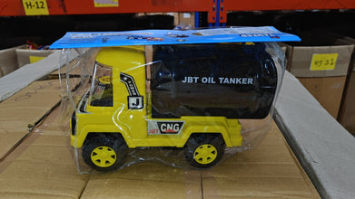 Big Heavy Duty Unbreakable Toy Truck with Sound | Friction Powered Oil - Water Tanker - justgrabit.in | Just Grab It
