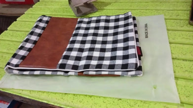 Pillow Covers, Leather & Cotton Cushion Covers (19 × 12 Inch / 1 Pair / 2 Pc) - justgrabit.in | Just Grab It