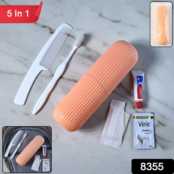 5 - in - 1 Compact Travel Grooming Kit (1 Set) - justgrabit.in | Just Grab It