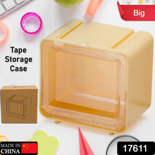 Durable Transparent Tape Storage Box – Plastic Office Organizer - Justgrabit Inc.