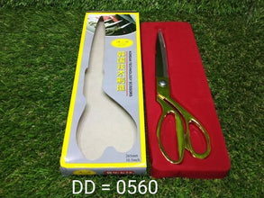 Gold Plated Professional Cloth Cutting Scissor - Justgrabit Inc.