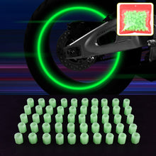 Tyre Valve Caps Luminous Glow Car Tire Valve Cap Covers vaal cap (100 Pcs Set) - justgrabit.in | Just Grab It
