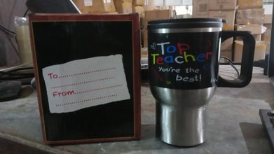 Stainless Steel Insulated Travel Mug - Double - Walled Vacuum Cup with Lid & Handle, Tumbler - Justgrabit Inc.