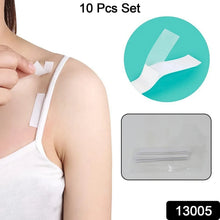 Waterproof Anti - Skid Transparent Medical Tape for Lingerie (10 Pcs Set) - justgrabit.in | Just Grab It