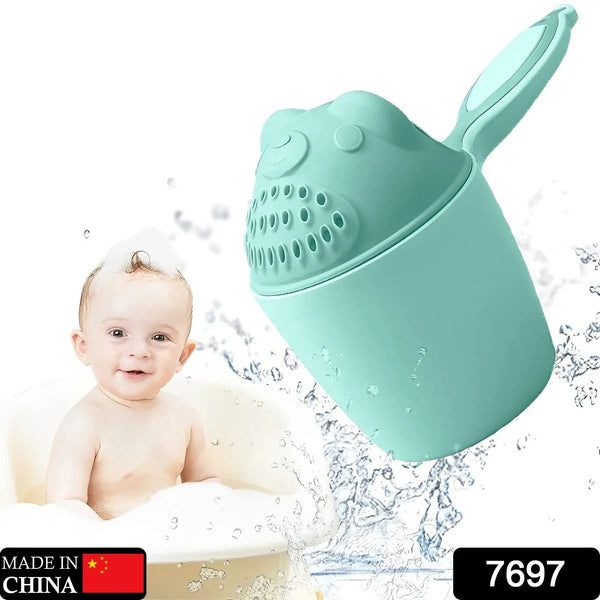Baby Shampoo Shower Cup Safe Soft Bathing Water Scorpion Baby Bath Tumbler Hair Washing Mug Rainer - justgrabit.in | Just Grab It