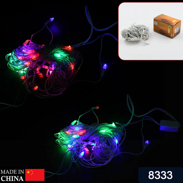 8Mtr Home Decoration Diwali & Wedding LED Christmas String Light Indoor and Outdoor Light (28L 8mtr) - justgrabit.in | Just Grab It