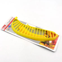 Banana Slicer - Perfect for Fruit Salads Handle Plastic Banana Fruit Slicer Cutter Chopper - justgrabit.in | Just Grab It