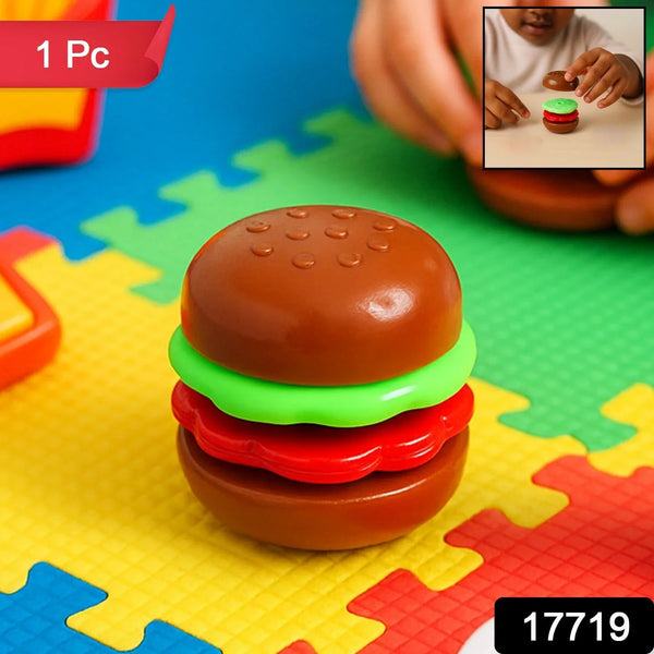 Mini Burger Shaped Toy for Kids (1 Pc) - justgrabit.in | Just Grab It