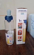 2 in 1 Transparent oilar dispenser with Silicone Oil Dropper Nozzle (1 Pc / With Brush / 1 Ltr.) - justgrabit.in | Just Grab It