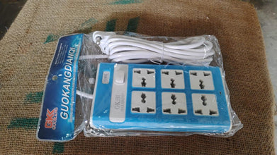 Extension Board 250V 6 Way Extension Board (10m) - Justgrabit Inc.