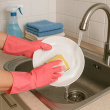 Reusable Waterproof Household Cleaning Gloves (45gm / 1 Pair) - Justgrabit Inc.