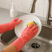 Reusable Waterproof Household Cleaning Gloves (45gm / 1 Pair) - Justgrabit Inc.