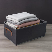 Foldable Rectangular Storage Box with Handle (46x28 cm / 1 Pc) - justgrabit.in | Just Grab It