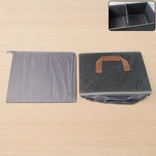 Foldable Rectangular Storage Box with Handle (46x28 cm / 1 Pc) - justgrabit.in | Just Grab It
